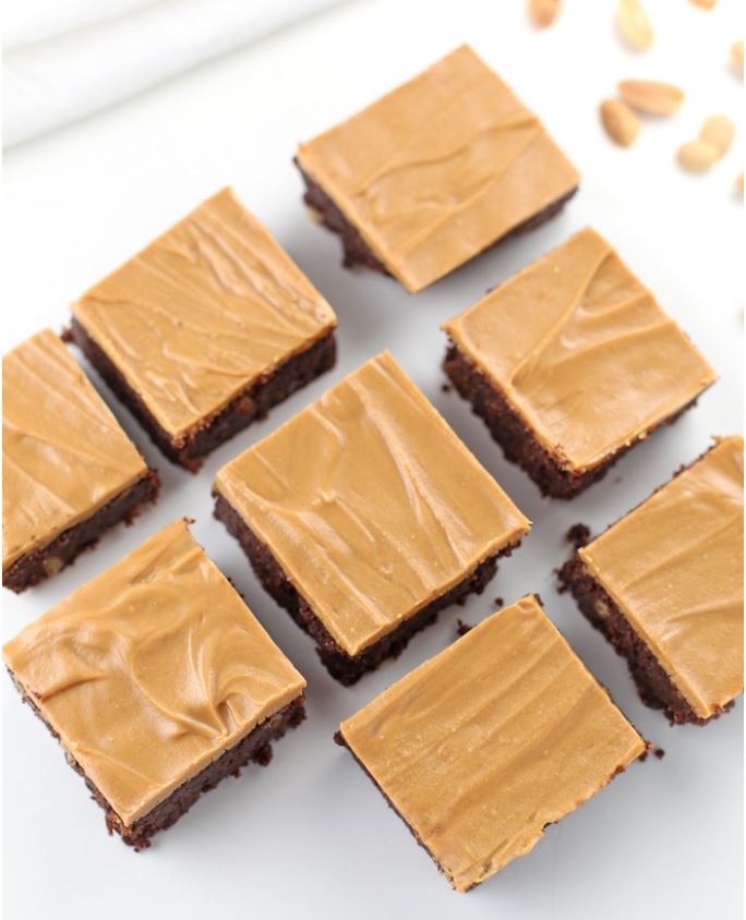 peanut butter brownies - keto friendly desserts