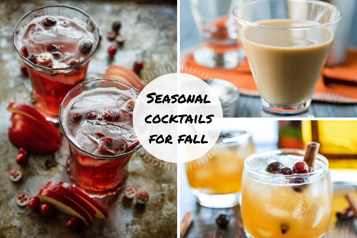 Season cocktails for fall