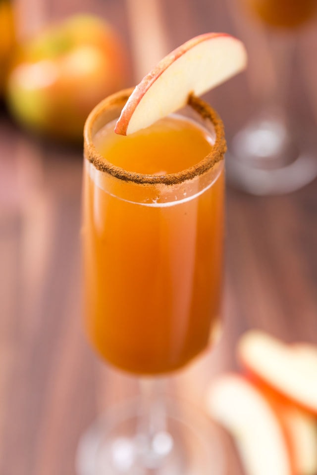 apple-cider-mimosa - fall cocktails