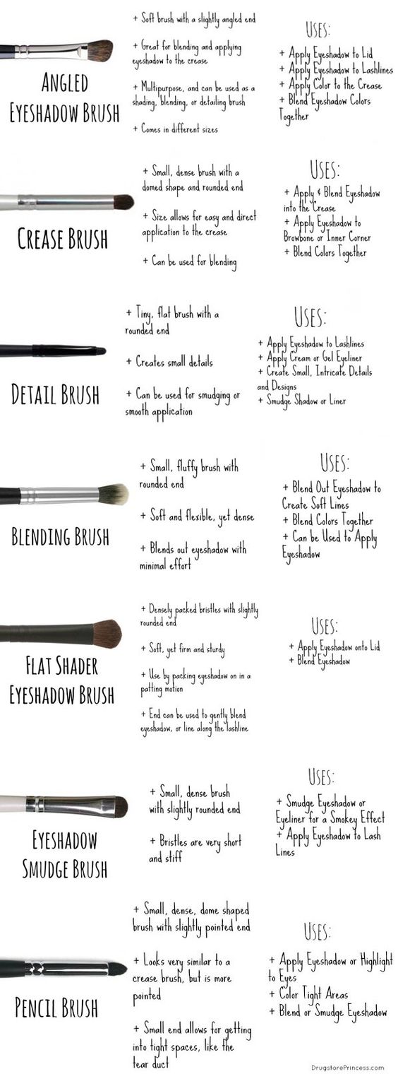 eye makeup brush guides
