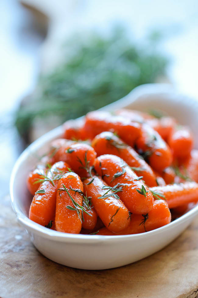 glazed-carrots thanksgiving side dish recipes