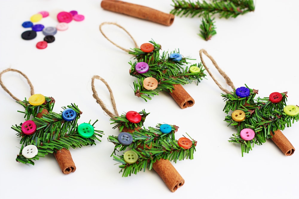 Adorable-Cinnamon-Stick-Tree-Ornaments