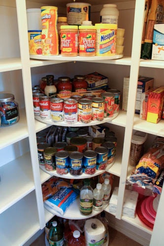 lazy susan pantry organization ideas