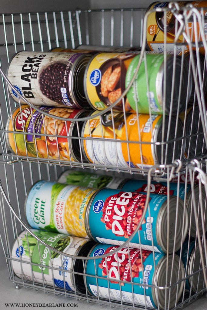 pantry organization ideas - canned goods