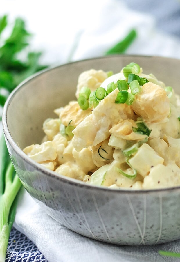 faux keto potato salad