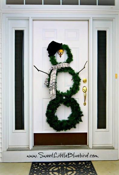 snowman wreath