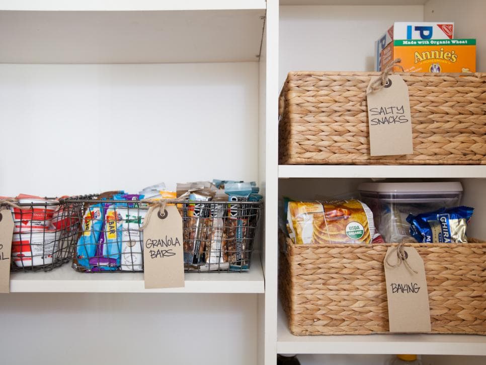 storage bins pantry organization ideas