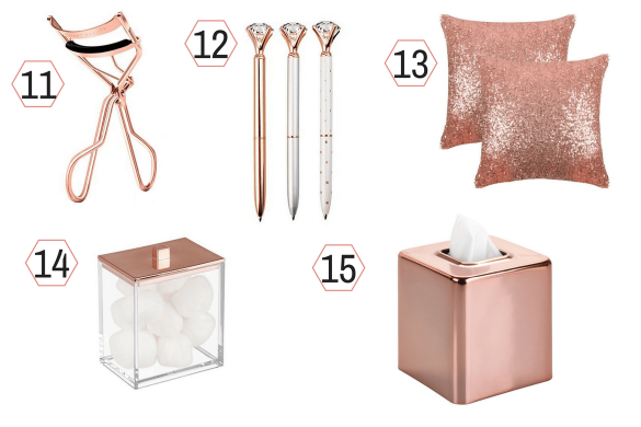 Gift Guide: 15 Rose Gold Gift Ideas That Are $20 Or Less