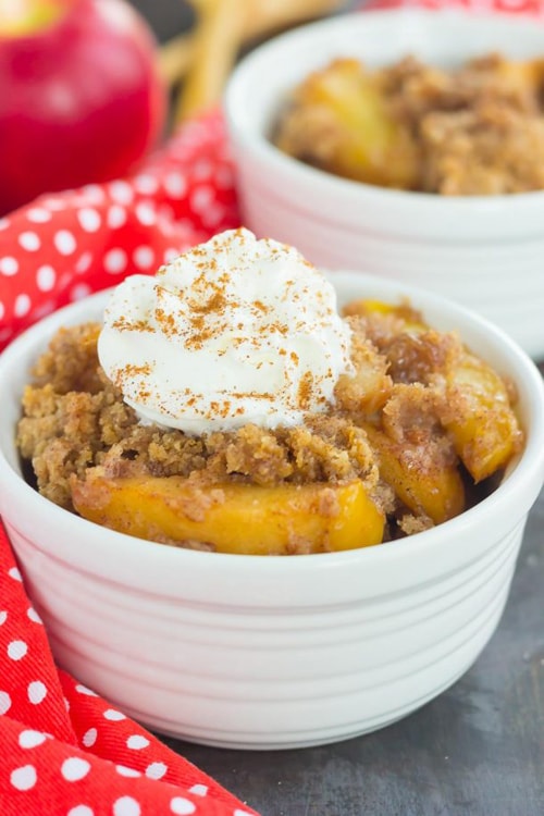 Easy Slow Cooker Desserts - Apple Cinnamon Dump Cake