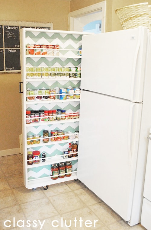 Kitchen Organization Ideas - Canned Food Organizer