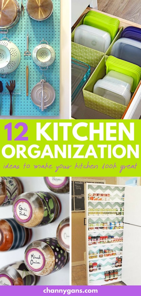 Kitchen Organization Ideas Pin