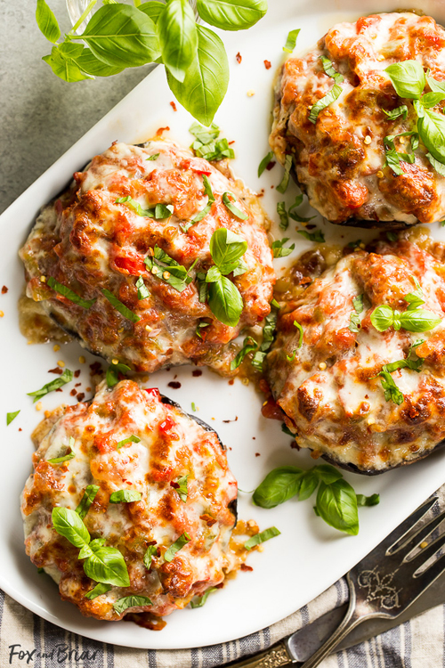 Low Carb Diet Recipes - Stuffed Mushrooms