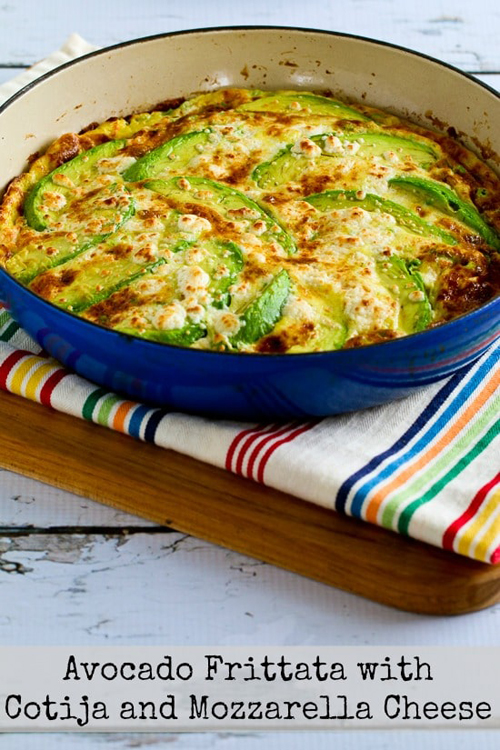 Low Carb Diet Recipes - Avocado Frittata