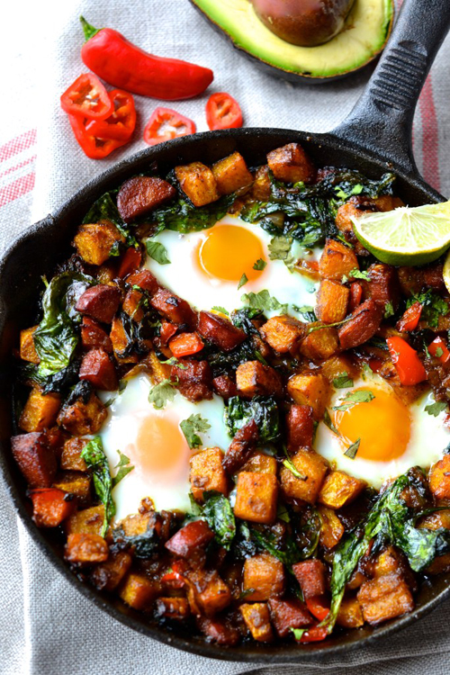 Low Carb Diet Recipes - Mexican Breakfast Hash