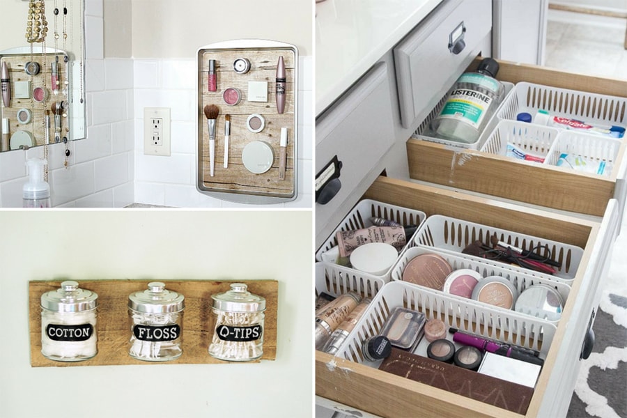 Small Bathroom Organization & Decor Ideas (from the Dollar