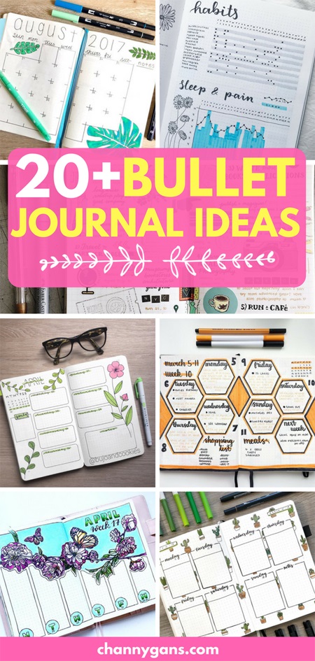 20+ Bullet Journal Ideas - The Ultimate Guide To An Organized Life