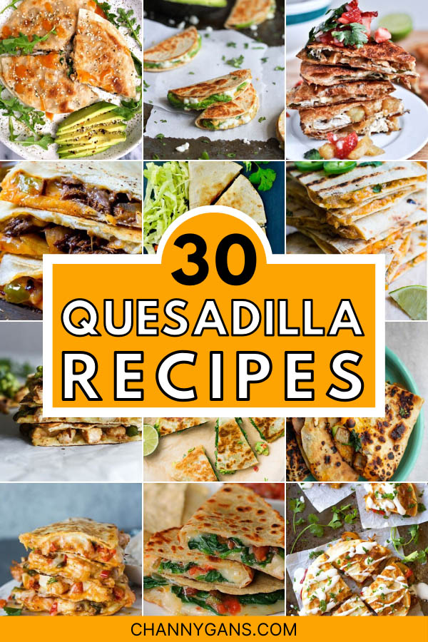 Take your quesadilla to whole new level with these exciting quesadilla recipes. These 30 quesadilla recipes are so simple and easy to make, and they taste great too!