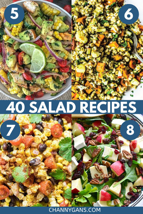 40 Salad Recipes Grid 2