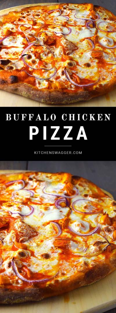 35 Homemade Pizza Recipes: Buffalo Chicken Pizza