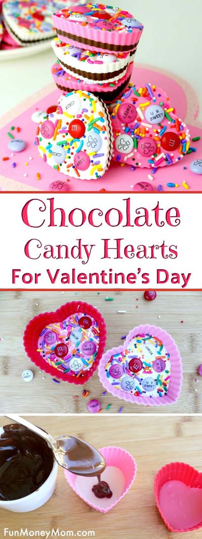 45 Valentines Desserts: Candy Hearts