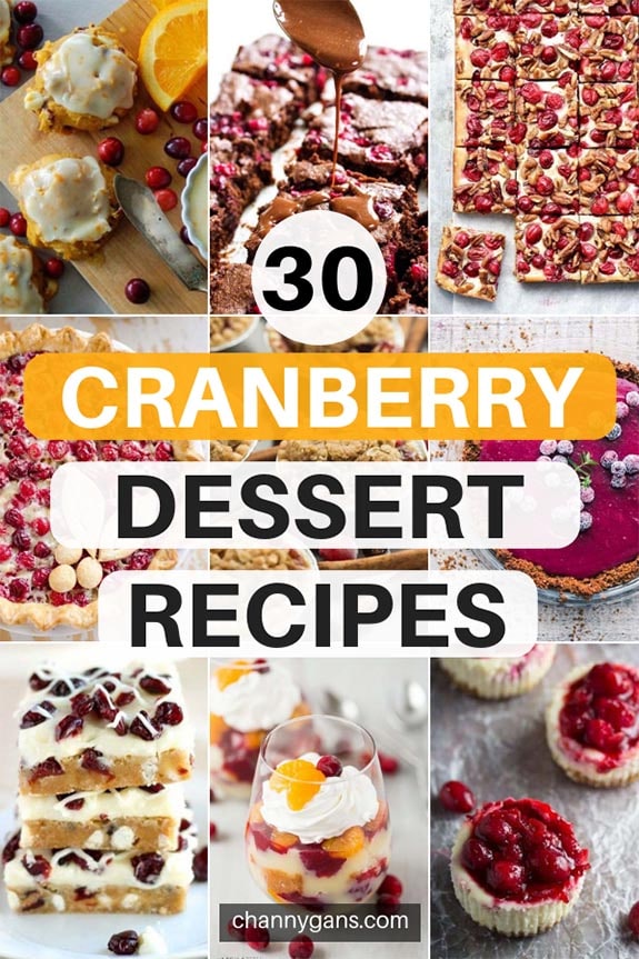 Make the most of the holiday season by trying some of these cranberry dessert recipes! They are perfect for an after dinner treat.