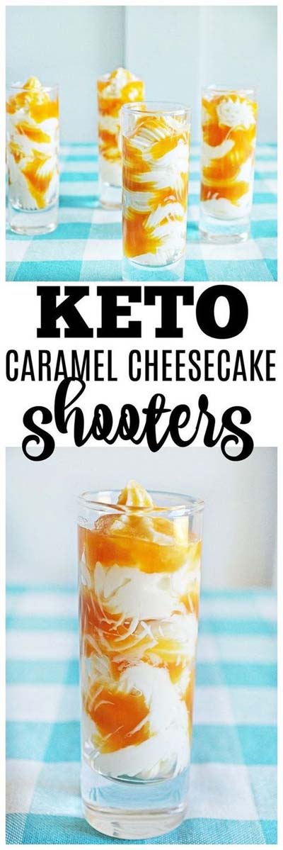 20 Keto Dessert Recipes: Keto Cheesecake Shooters