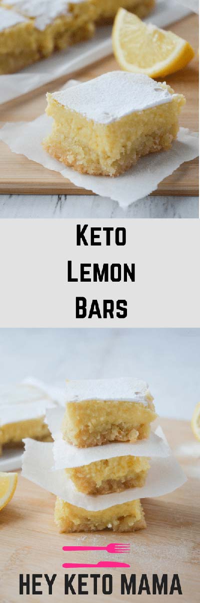 20 Keto Dessert Recipes: Keto Lemon Bars