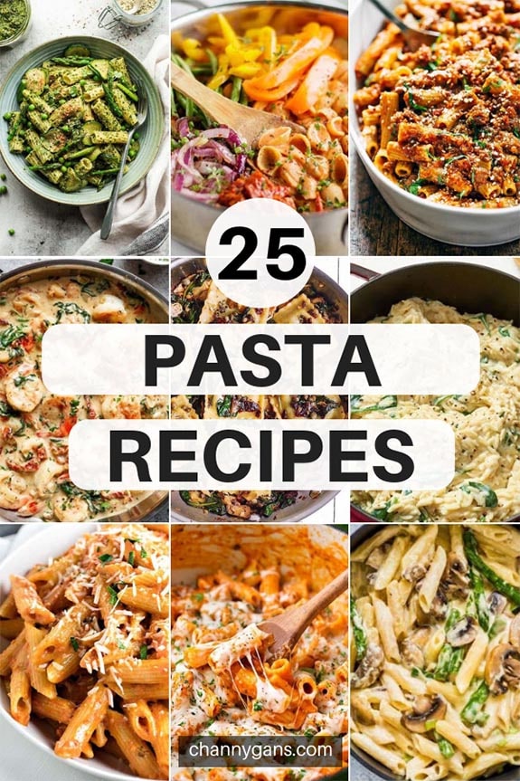 You can never go wrong with any of these pasta recipes! These pasta recipes are perfect if you are looking for a filling meal.