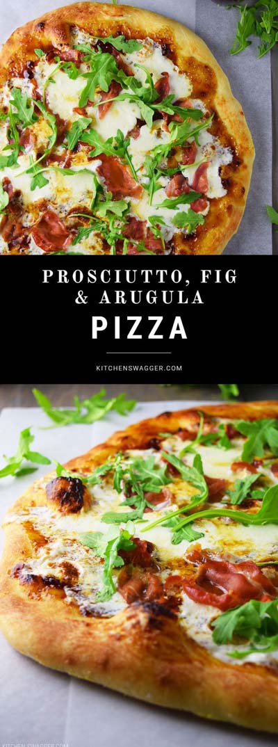 35 Homemade Pizza Recipes: Prosciutto, Fig, and Arugula Pizza Recipe