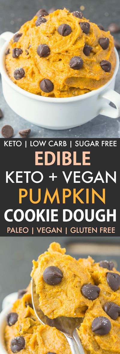 20 Keto Dessert Recipes: Pumpkin Cookie Dough