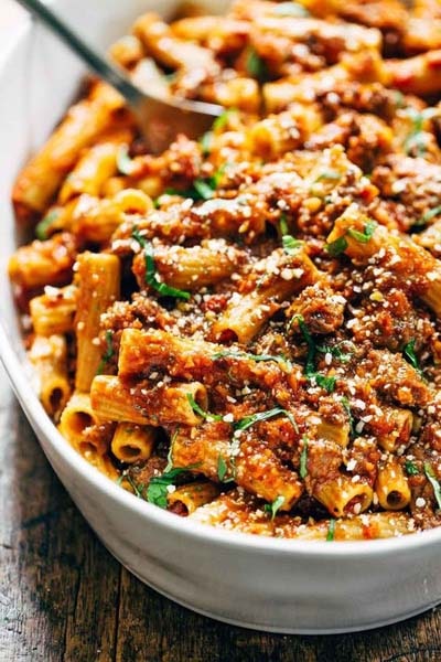 25 Pasta Recipes: Spicy Sausage Rigatoni