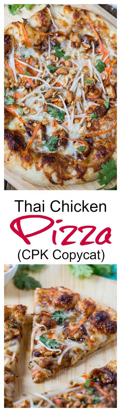 35 Homemade Pizza Recipes: Thai Chicken Pizza