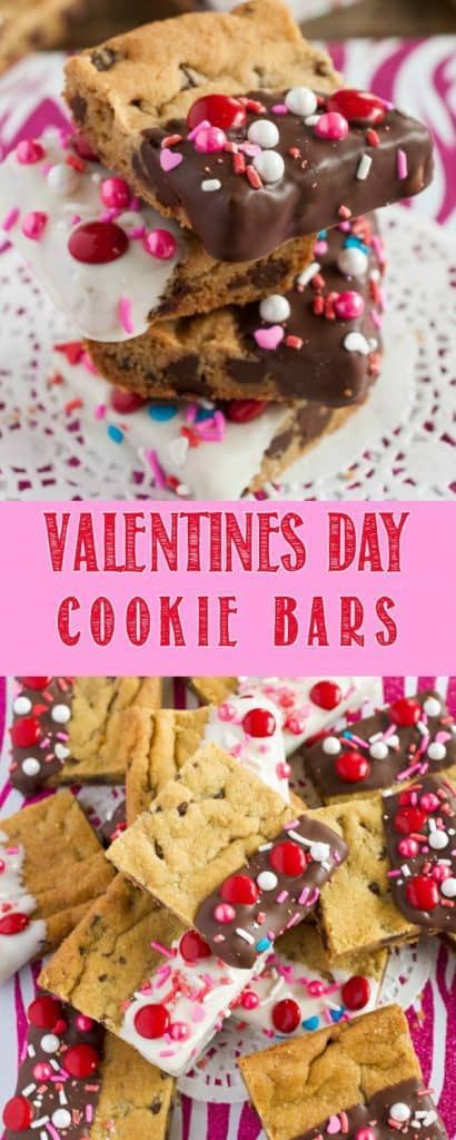 45 Valentines Desserts: Valentine’s Day Cookie Bars