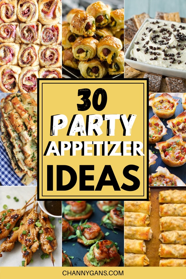 In need of some food ideas for your party? These 30 party appetizers are perfect for your next party, whatever it may be, from a New Years Eve party to game day - these party appetizers won't disappoint!