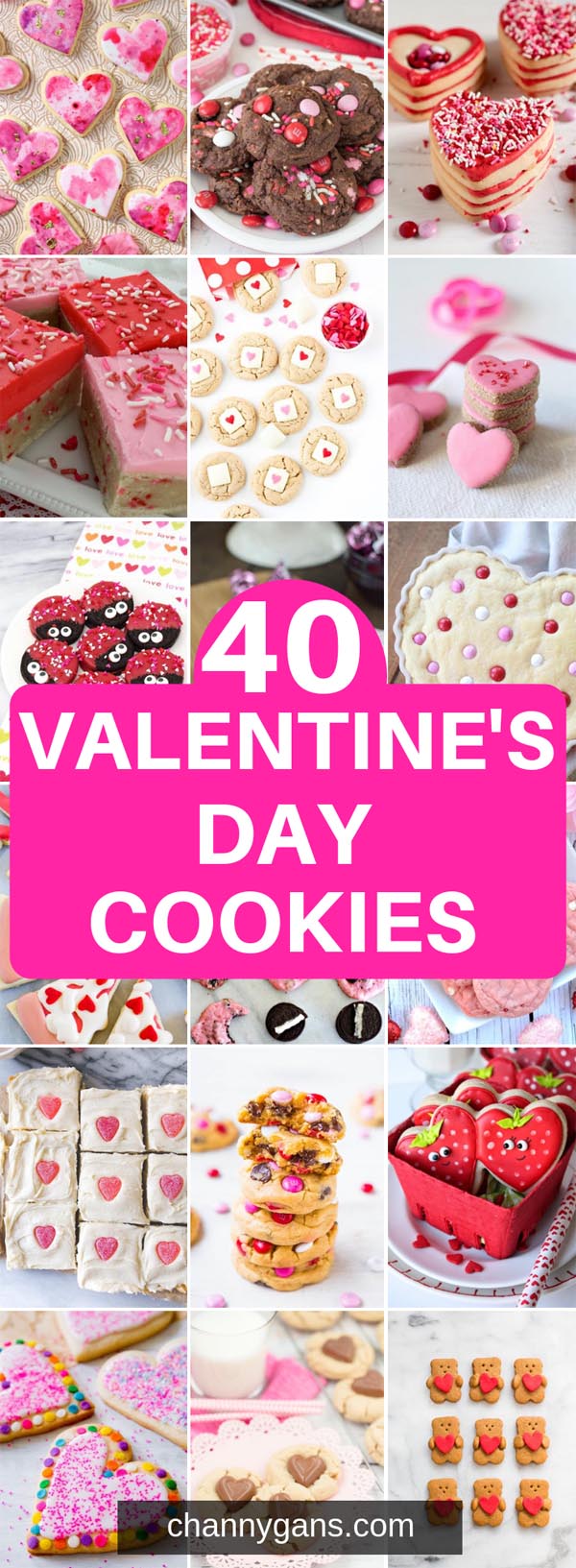 40 Valentine's Day Cookies. If you've been needing another excuse to bake cookies, here it is! 40 cute valentine's day cookies you can make for your loved ones this Valentine's day!