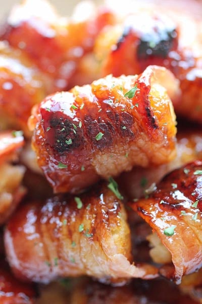 25 Super Bowl Snacks: Bacon Wrapped Tater Tot Bombs