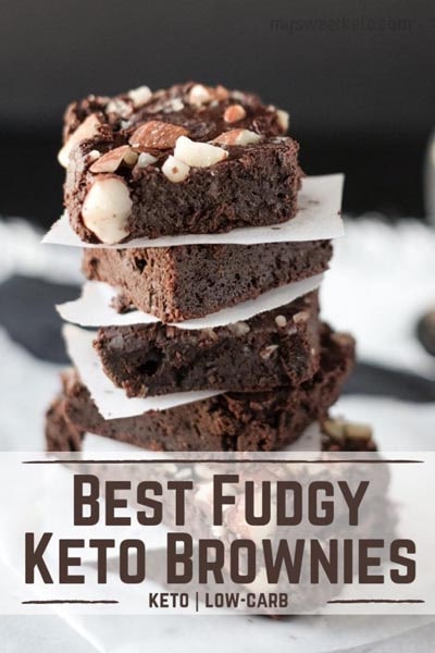 20 Keto Desserts: Best Fudgy Keto Brownies