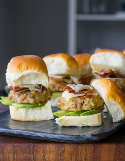 20 Slider Recipes: California Avocado Chicken Sliders