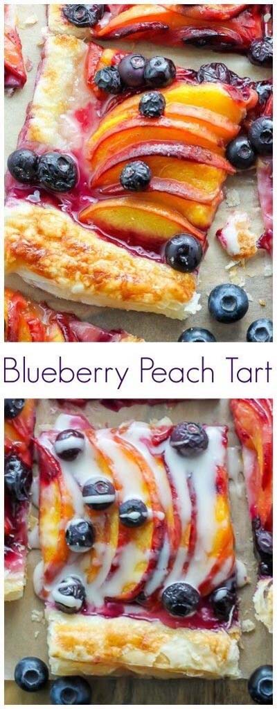 20 Tasty Tart Recipes: Easy Blueberry Peach Tart