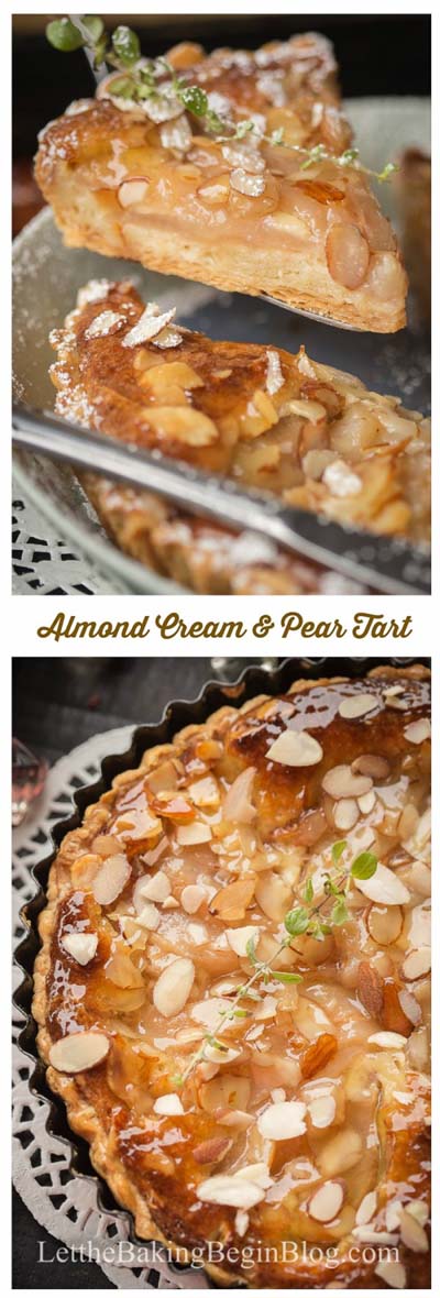 20 Tasty Tart Recipes: French Almond Cream & Pear Tart