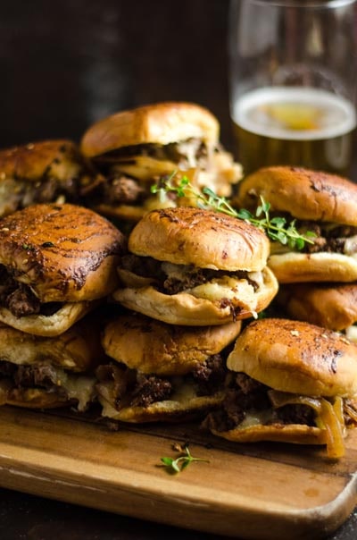 20 Slider Recipes: French Onion Beef Sliders
