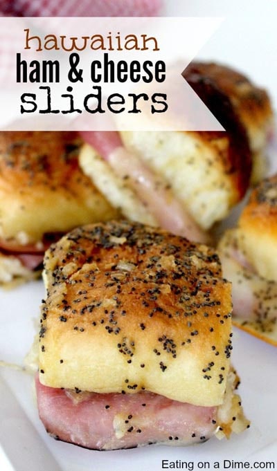 20 Slider Recipes: Hawaiian Ham And Cheese Sliders