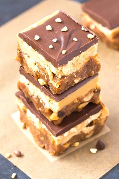 20 Keto Desserts: Healthy Paleo Vegan Snickers Bars