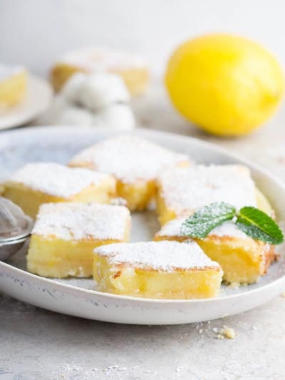 20 Keto Desserts: Keto Lemon Bars