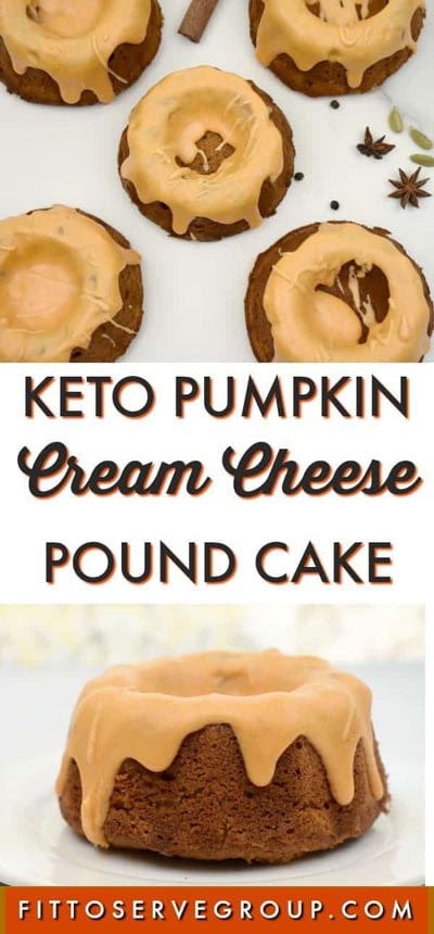 20 Keto Desserts: Keto Pumpkin Cream Cheese Pound Cake