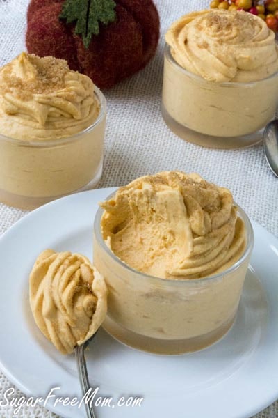 20 Keto Desserts: Pumpkin Cheesecake Mousse