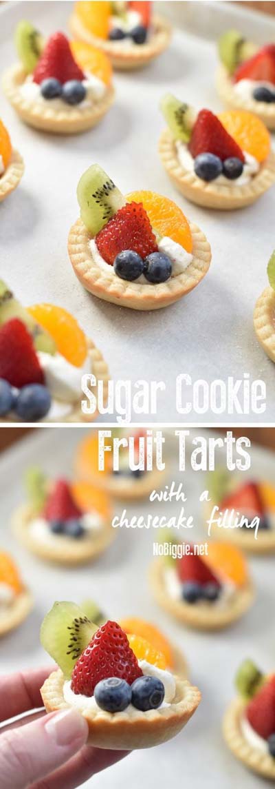 20 Tasty Tart Recipes: Sugar Cookie Fruit Tarts