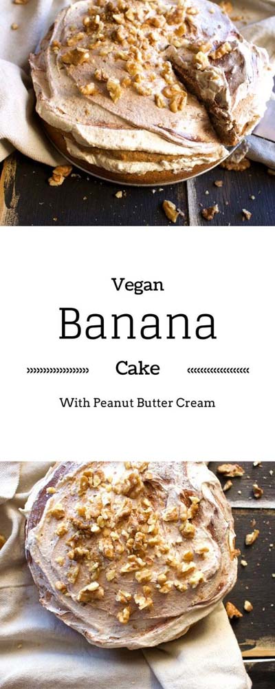 20 Vegan Cake Recipes: Vegan Banana Cake