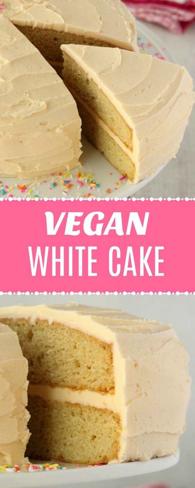 20 Vegan Cake Recipes: Vegan White Cake
