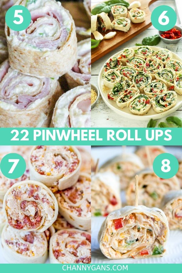 Appetizers and finger foods are great to have on game day or for a party. Try some of these 22 pinwheel roll ups as an appetizer or snack for your next game day party.